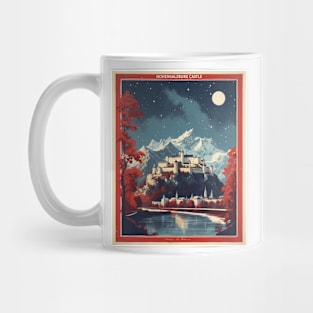 Hohensalzburg Castle Austria Vintage Travel Retro Tourism Mug